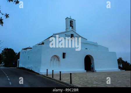 L'église San Lorenzo, Ibiza Banque D'Images