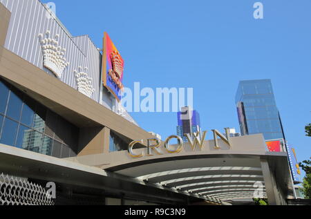 Crown Casino de Melbourne en Australie. Banque D'Images