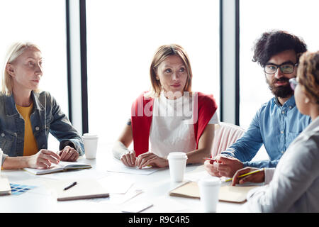 L'équipe de conception du projet de travail sur Banque D'Images