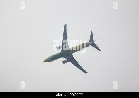 Chiang Mai, Thaïlande - le 14 décembre 2018 : HS-DBR Boeing 737-800 de NokAir . Décoller de l'aéroport de Chiang Mai à Bangkok. Banque D'Images