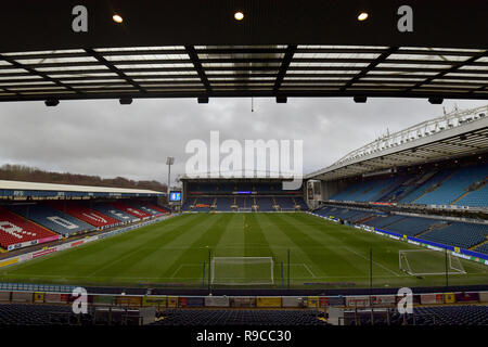 Vue générale d'Ewood Park avant le match de championnat à Sky Bet Ewood Park, Blackburn. Banque D'Images