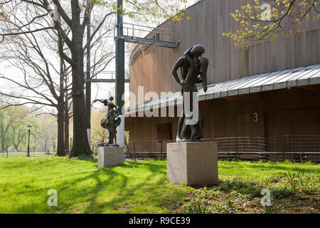 Le Delacorte Theater est dans Central Park, NYC Banque D'Images