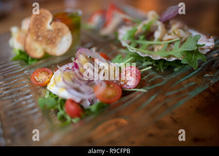 Sélection Starter salad Banque D'Images