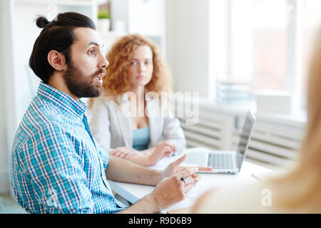 Gestionnaire de parler Banque D'Images