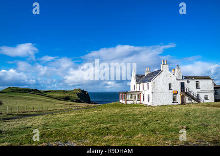 DUNTULM, ILE de SKYE / SCOTLAND - 14 octobre 2018 : l'hôtel est en fait un endroit perdu. Banque D'Images