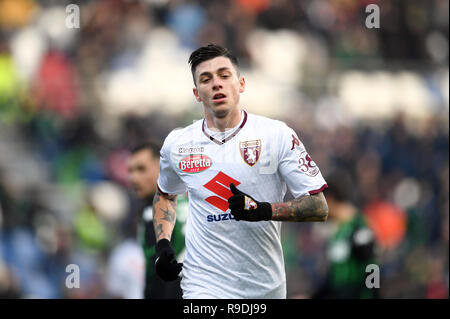 Foto Massimo Paolone/LaPresse 22 dicembre 2018 Reggio Emilia, Italia sport calcio Sassuolo vs Torino - Campionato di Calcio Serie A TIM 2018/2019 - stade "Mapei - TCCE&# xe0 ; del Tricolore" Nella foto : Daniele Baselli (Torino FC) Photo Massimo Paolone/LaPresse 22 décembre 2018, Reggio Emilia, Italie Sports Football Sassuolo vs Torino - championnat de football italien une ligue 2018/2019 TIM - "Stade Mapei". Dans le pic : Daniele Baselli (Torino FC) Banque D'Images