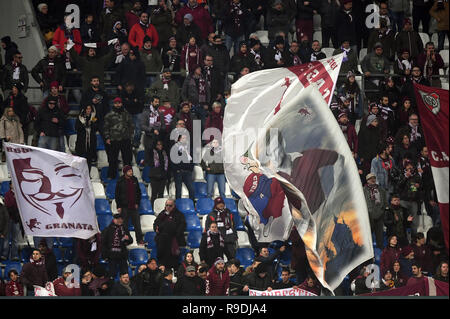 Foto Massimo Paolone/LaPresse 22 dicembre 2018 Reggio Emilia, Italia sport calcio Sassuolo vs Torino - Campionato di Calcio Serie A TIM 2018/2019 - stade "Mapei - TCCE&# xe0 ; del Tricolore" Nella foto : i tifosi del Torino Photo Massimo Paolone/LaPresse 22 décembre 2018 à Reggio Emilia, Italie Sports Football Sassuolo vs Torino - championnat de football italien une ligue 2018/2019 TIM - "Stade Mapei". Dans le pic : les fans de Torino Banque D'Images