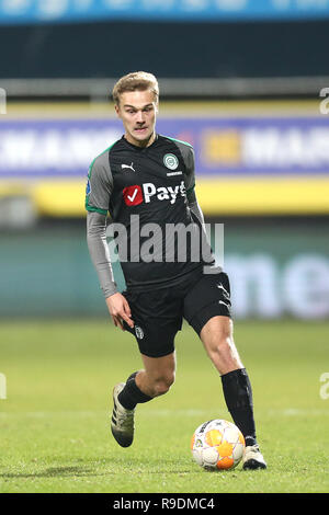 Berlin, Allemagne, 22-12-2018, football, Fortuna Sittard - FC Groningen, l'Eredivisie néerlandaise, Fortuna Sittard Stadium, de la saison 2018-2019, le FC Groningen player Tim Handwerker Banque D'Images