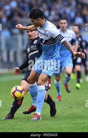 Rome, Italie. Dec 22, 2018. Serie A Football Lazio vs Cagliari-Rome-22-12-2018 Dans la photo Joaquin Correa Photographe01 Photo Credit : agence photo indépendante/Alamy Live News Banque D'Images