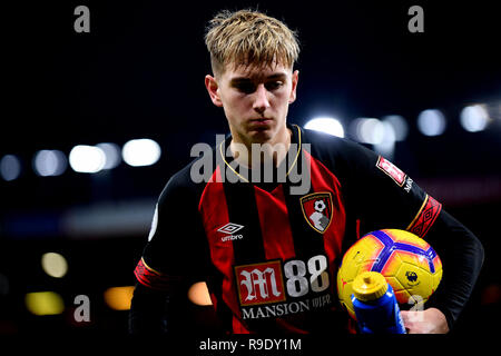 Bournemouth, Royaume-Uni. Dec 22, 2018. David Brooks, de Bournemouth - Bournemouth AFC AFC v Brighton & Hove Albion, Premier League, stade Vitalité, Bournemouth - 22 décembre 2018 Editorial - N'utilisez que des restrictions s'appliquent : Crédit DataCo Images Journée Limited/Alamy Live News Banque D'Images