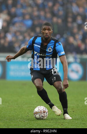 Bruges, Belgique. 23 décembre 2018. Clinton Mata du Club Brugge en action au cours de la Jupiler Pro League match day 20 entre le Club de Bruges et le Royal Antwerp FC le 23 décembre 2018 à Bruges, Belgique. (Photo de Vincent Van Doornick/Isosport) Credit : Pro Shots/Alamy Live News Banque D'Images