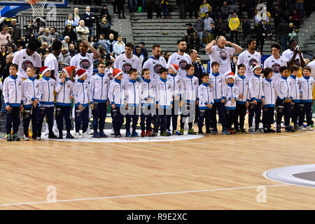 Turin, Italie. 26Th Dec 2018. Au cours de la Serie A 2018/19 LEGA BASKET match de basket-ball entre FIAT AUXILIUM TORINO PalaVela vs ORIORA à Pistoia 23 Décembre, 2018 Le à Turin, Italie. Crédit : FABIO ANNEMASSE/Alamy Live News Banque D'Images