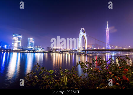Paysage urbain de Guangzhou, Chine Banque D'Images