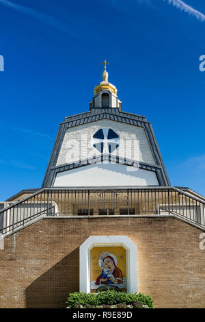 Sanctuaire national catholique ukrainien de la Sainte Famille, Washington DC, USA. Banque D'Images