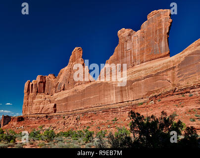 Park Avenue à Arches National Park, Moab, Utah, USA, Amérique du Nord Banque D'Images