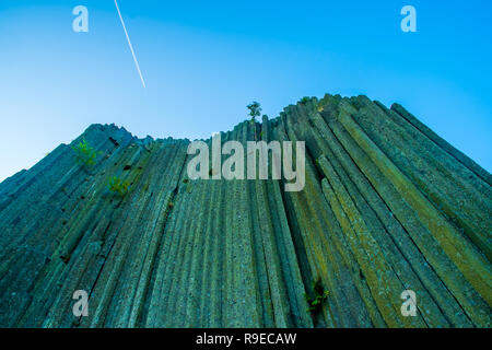 Magma géologique monument du rock, Kamenicky Senov Panska, Herrnhausfelsen, République Tchèque Banque D'Images