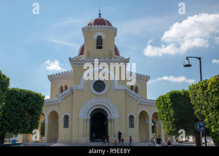 La Chapelle Centrale à El Cementario de Cristobal Colon (Colon) Cimetière a été fondée en 1876 dans le Vedado, La Havane, Cuba pour remplacer Espada cimetière. Nommé Banque D'Images