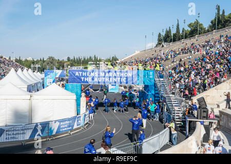 Athènes, Grèce 11 Novembre 2018 : 36ème Marathon classique d'Athènes en Grèce Banque D'Images