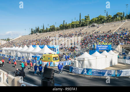 Athènes, Grèce 11 Novembre 2018 : 36ème Marathon classique d'Athènes en Grèce Banque D'Images