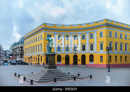 Primorsky Boulevard. Monument au Duc de Richelieu à Odessa. Odessa. L'Ukraine. 14 mai, 2018. Banque D'Images