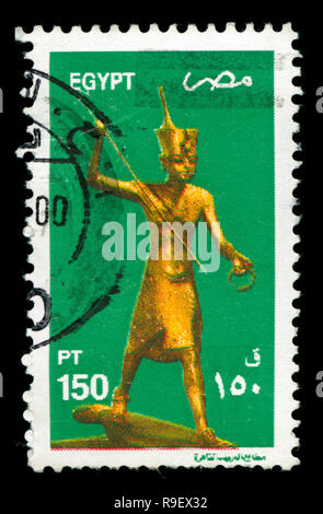 Timbre-poste d'Egypte dans la série Vous y trouverez publié en 2002 Banque D'Images