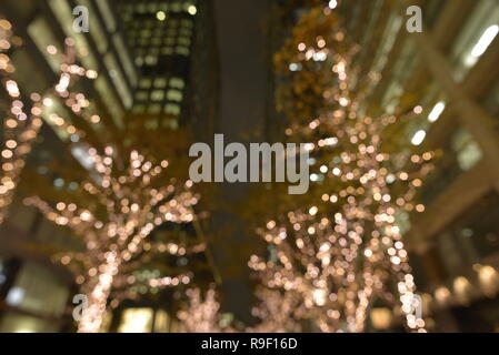 Illumination Marunouchi, Tokyo, Japon Banque D'Images