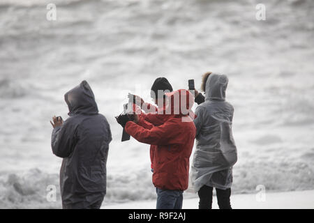 Le groupe chinois de touristes visitent l'Islande, la Suède et la Norvège Banque D'Images