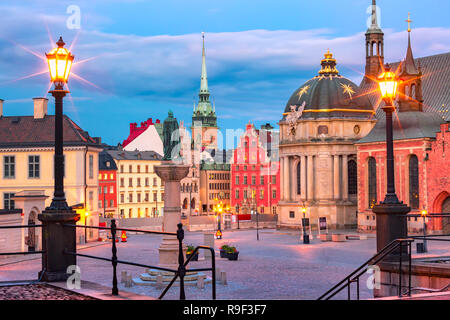 Birger Jarls Torg à Stockholm, Suède Banque D'Images