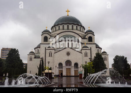 Eglise de Saint Sava, Belgrade, Serbie Banque D'Images