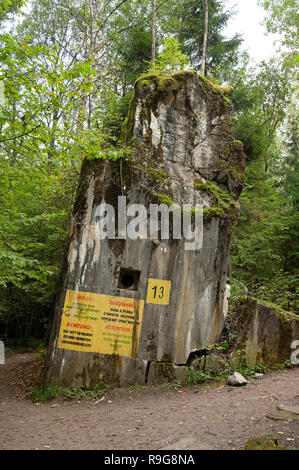 Von Führerhauptquartier Wolfsschanze, Adolf Hitler bei Rastenburg, Masuren, Polen | Demeure de Wolf's Lair (allemand : Wolfsschanze), du Führer (headquarte Banque D'Images