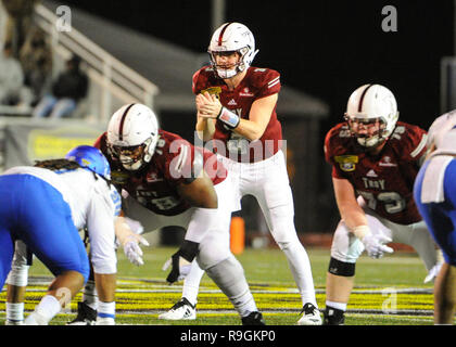 Mobile, AL, États-Unis d'Amérique. Dec 22, 2018. Quarterback Troy, Sawyer Smith (3), au cours de la 2018 Dollar General Bol match entre les taureaux et les Buffalo Troy Trojans à Ladd-Peebles Stadium à Mobile, AL. Kevin Langley/CSM/Alamy Live News Banque D'Images