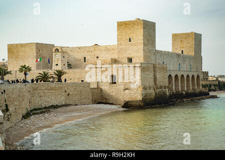 Château souabe de Trani. , Pouilles, Italie, Europe Banque D'Images
