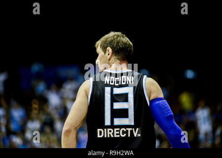 Andres Nocioni. L'Argentine Équipe nationale de basket-ball. Coupe du Monde de Basket-ball de la FIBA, l'Espagne 2014 Banque D'Images