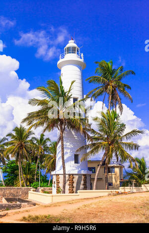 Lighthuse impressionnant au Sri Lanka,Tangalle Banque D'Images