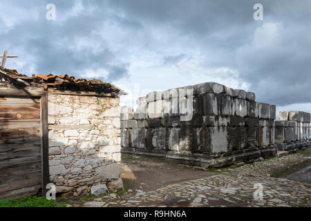 Stratonikeia est une ville ancienne, située à l'intérieur de la région Caria. Il est maintenant situé au Village d'aujourd'Eskihisar (Province de Mugla). Banque D'Images