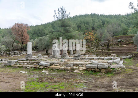 Stratonikeia est une ville ancienne, située à l'intérieur de la région Caria. Il est maintenant situé au Village d'aujourd'Eskihisar (Province de Mugla). Banque D'Images