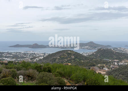 Yalikavak est une ville du sud de la péninsule de Bodrum en région Egéenne, Turquie. Banque D'Images