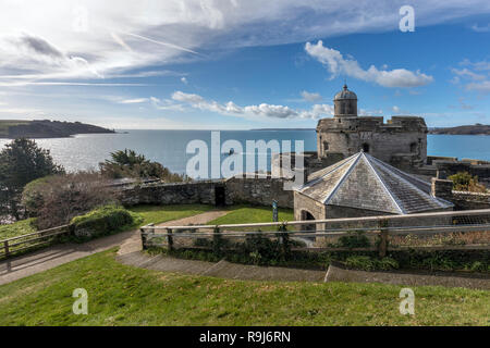 St Mawes Château ; Cornwall, UK Banque D'Images