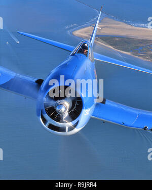 Grumman F6F WWII Navy-Marine Fighter Banque D'Images