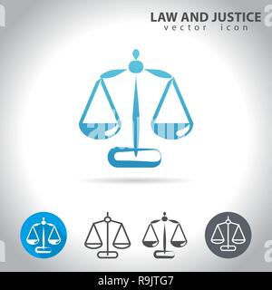 La loi et la justice icon set, collection d'icônes, vector illustration Illustration de Vecteur