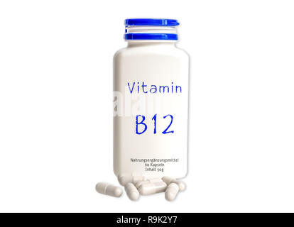 La vitamine B12-Dosis Banque D'Images