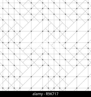 Modèle sans couture. Résumé Contexte géométrique. La texture originale techno linéaire avec la répétition des lignes fines, des points. Élément du vecteur du concept d'entreprise Illustration de Vecteur