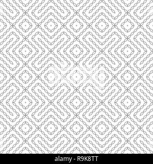 Vector pattern. transparente Texture moderne et élégant avec des ovales. Répéter régulièrement l'ornement géométrique originale avec des losanges, des diamants, des croix. Profil wi Illustration de Vecteur