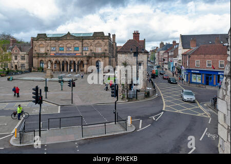 York, Angleterre - Avril 2018 : Ancien bâtiment de York Art Gallery, à l'Exhibition Place sur Bootham dans quartier historique de la ville de York, England, UK Banque D'Images