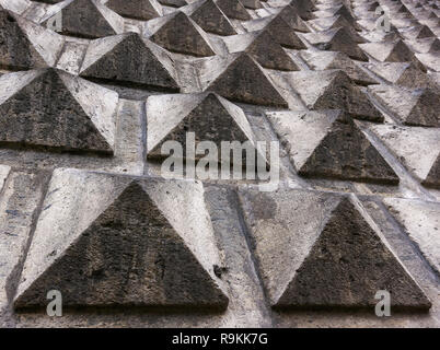 Façades de bâtiments anciens dans la région de Naples, Italie Banque D'Images