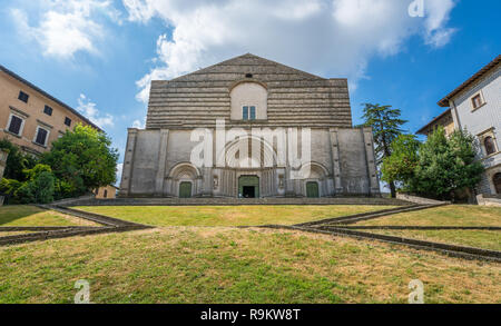 Église Tempio di San Fortunato à Todi, Province de Pérouse, Ombrie. Banque D'Images