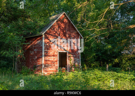 Hangar abandonné près de Nowthen Minnesotta Banque D'Images