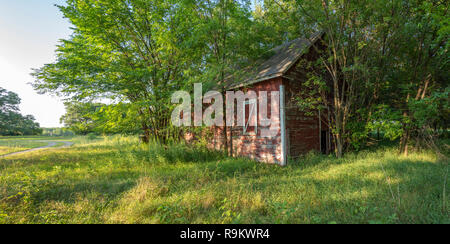 Grange abandonnée près de Nowthen Minnesotta Banque D'Images