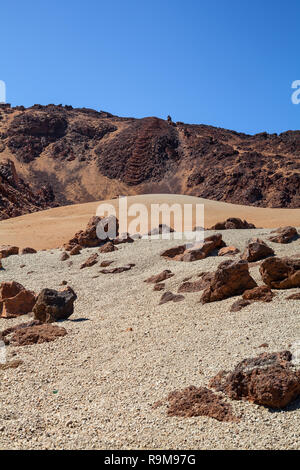 Paysage volcanique de Tenerife, Canaries, Espagne. Banque D'Images