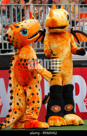 Stade Optus, Perth, Australie. Dec 26, 2018. Big Bash australienne de cricket, Perth Scorchers Adelaide et Perth Scorchers grévistes ; mascottes avant le début du match : Action Crédit Plus Sport/Alamy Live News Banque D'Images